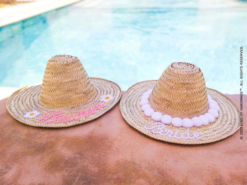 Style, Sun Protection, Memories: Your High-Benefit Personalized Straw Beach Hat!